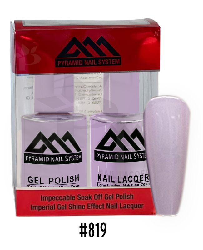 Pyramid Gel Polish + Nail Lacquer, 819, 0.5oz