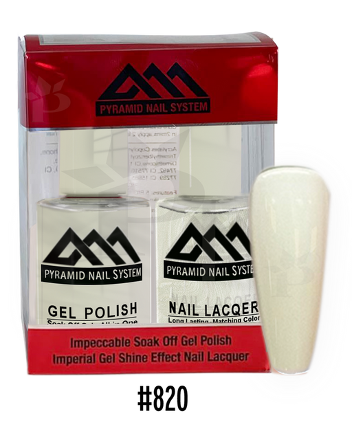 Pyramid Gel Polish + Nail Lacquer, 820, 0.5oz