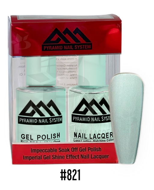 Pyramid Gel Polish + Nail Lacquer, 821, 0.5oz