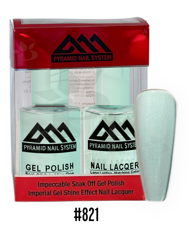 Pyramid Gel Polish + Nail Lacquer, 821, 0.5oz