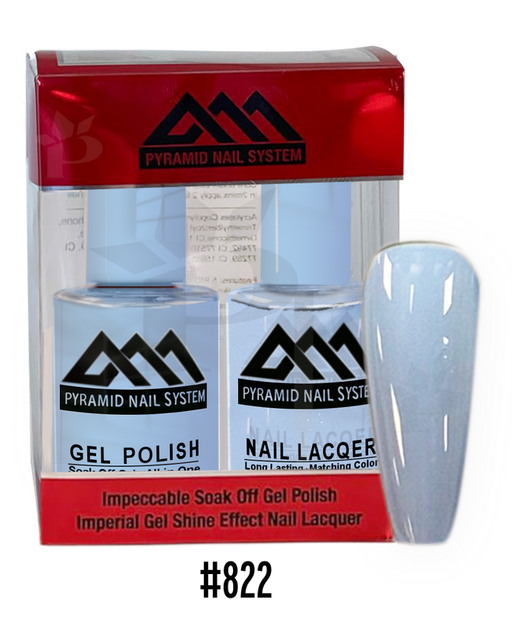 Pyramid Gel Polish + Nail Lacquer, 822, 0.5oz