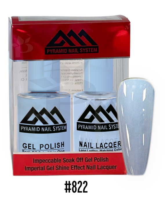 Pyramid Gel Polish + Nail Lacquer, 822, 0.5oz
