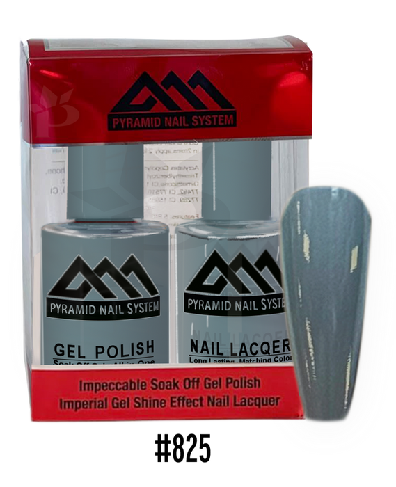 Pyramid Gel Polish + Nail Lacquer, 825, 0.5oz