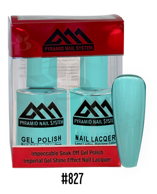 Pyramid Gel Polish + Nail Lacquer, 827, 0.5oz