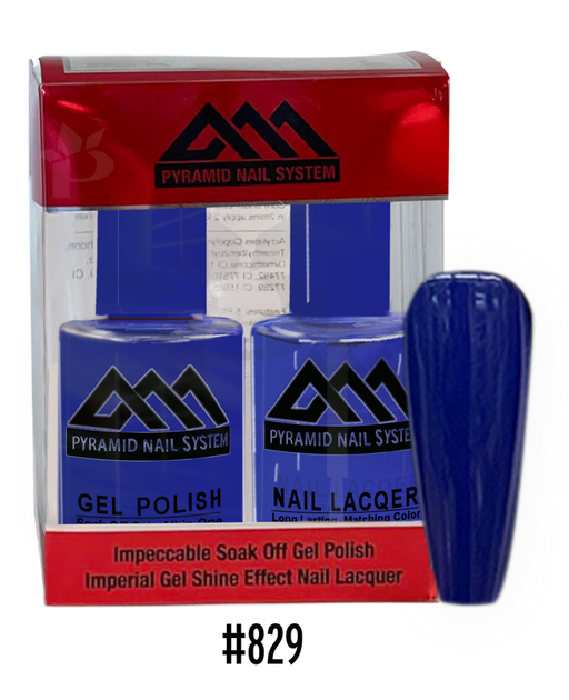 Pyramid Gel Polish + Nail Lacquer, 829, 0.5oz