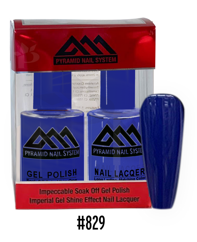 Pyramid Gel Polish + Nail Lacquer, 829, 0.5oz