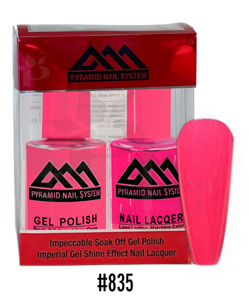 Pyramid Gel Polish + Nail Lacquer, 835, 0.5oz