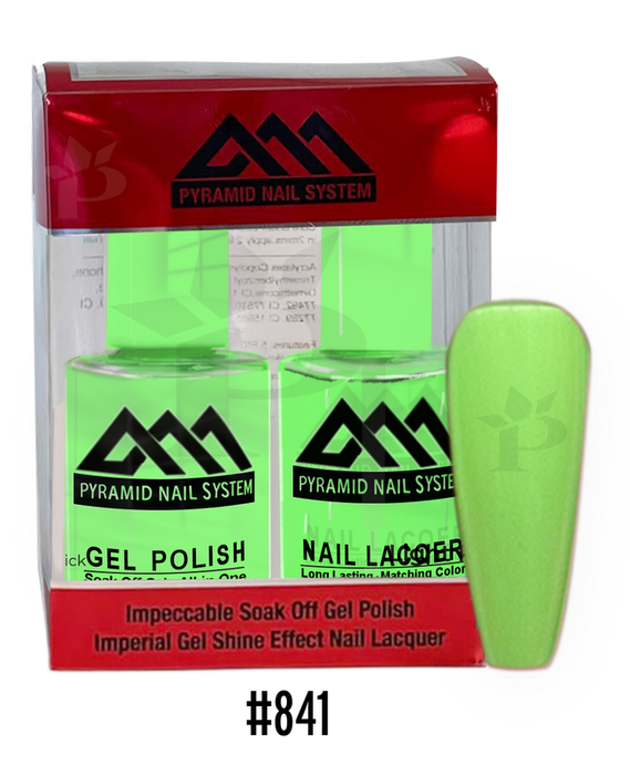 Pyramid Gel Polish + Nail Lacquer, 841, 0.5oz