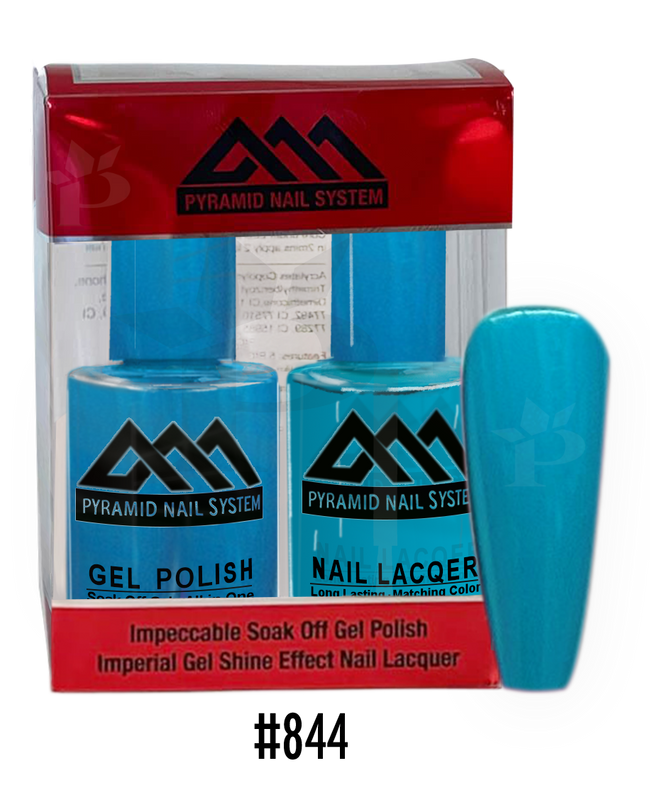 Pyramid Gel Polish + Nail Lacquer, 844, 0.5oz