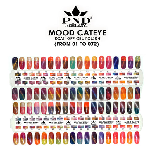 PND Mood Cat Eye Collection, Sample Tips (From 01 to 072) OK0401MN