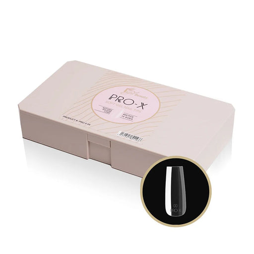 iGel PRO-X Soft Gel Nail Tips 04, Natural Square Long, BOX (Pk: 600 pcs/box)