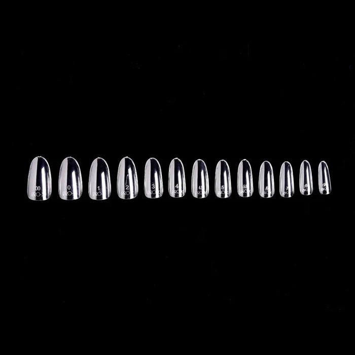 iGel PRO-X Soft Gel Nail Tips 23, Natural Round Medium, BOX (Pk: 600 pcs/box)