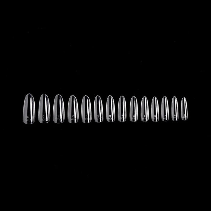 iGel PRO-X Soft Gel Nail Tips 24, Natural Round Long, BOX (Pk: 600 pcs/box)