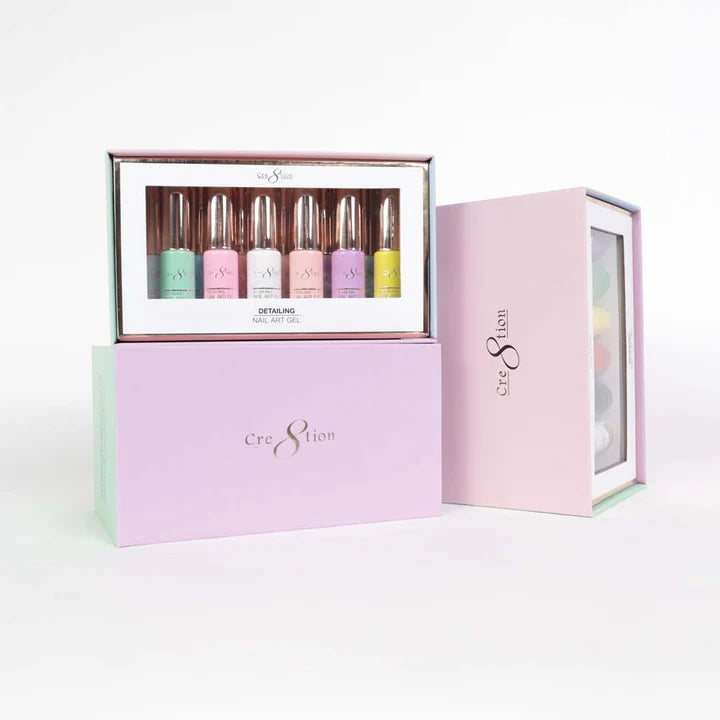 Cre8tion Detailing Gel (18 Colors) - Starter Kit