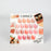 Chance Counter Display Color Chart (18 Colors) - PEACH & ROSE BLUSH (PR) Collection