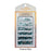 Cre8tion Rhinestone Nail Art - Peacock Blue (Pk: 80 pcs/pack) - SKU 1101-1028