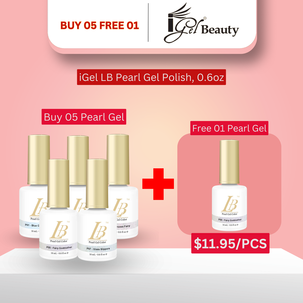 iGel LB 0.6oz Pearl GEL - Buy 5 Free 1