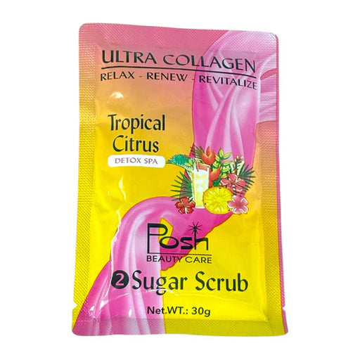 Posh Deluxe Pedicure Kit 4in1, CASE, TROPICAL (Pk: 50 kits/case)