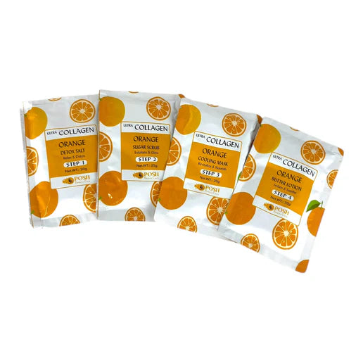 Posh Deluxe Pedicure Kit 4in1, CASE, ORANGE (Pk: 50 kits/case)