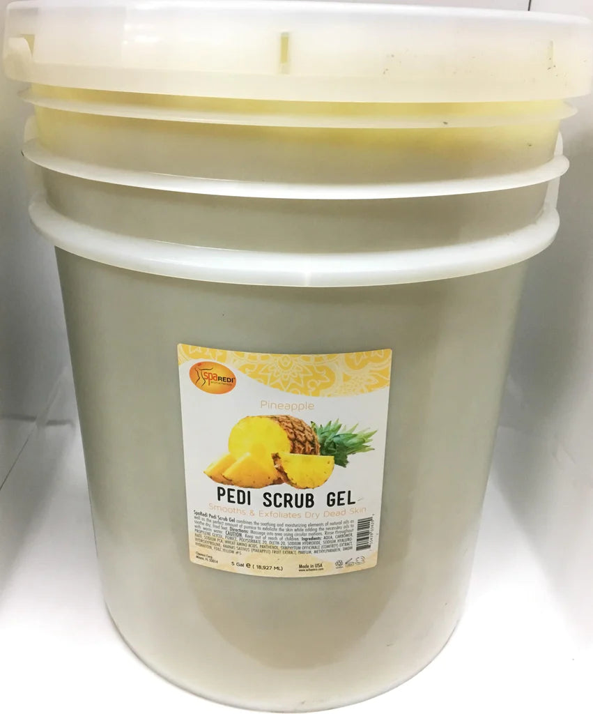 SpaRedi Pedi Scrub Gel, Pineapple, 5Gal, 03420 OK0325MD