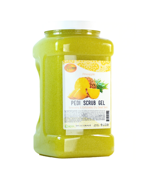 SpaRedi Pedi Scrub Gel, Pineapple, 1Gal, 03410 OK0325MD