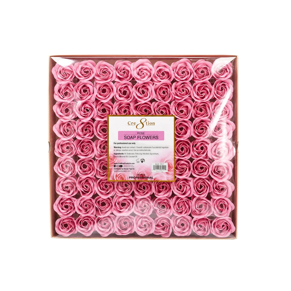 Cre8tion Soap Flowers - 11 Colors (Pk: 81 pcs/box, 20 box/case) - Pink
