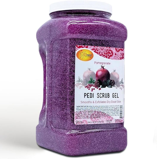 SpaRedi Pedi Scrub Gel, Pomegranate, 1Gal, 03380 OK0325MD