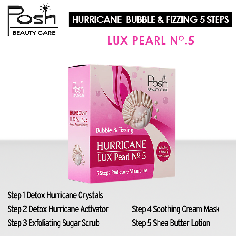 Posh Hurricane Kit 5in1, CASE, LUX PEARL NO.5 (Pk: 36 kits/case)
