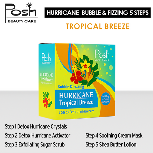 Posh Hurricane Kit 5in1, CASE, TROPICAL BREEZE (Pk: 36 kits/case)