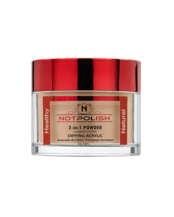 NotPolish Acrylic/Dipping Powder, OG Collection, 217, Peanut Butter Mousse, 2oz