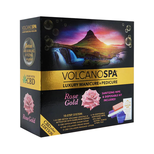 Volcano Spa Pedicure 5 Step, Rose Gold OK0927VD