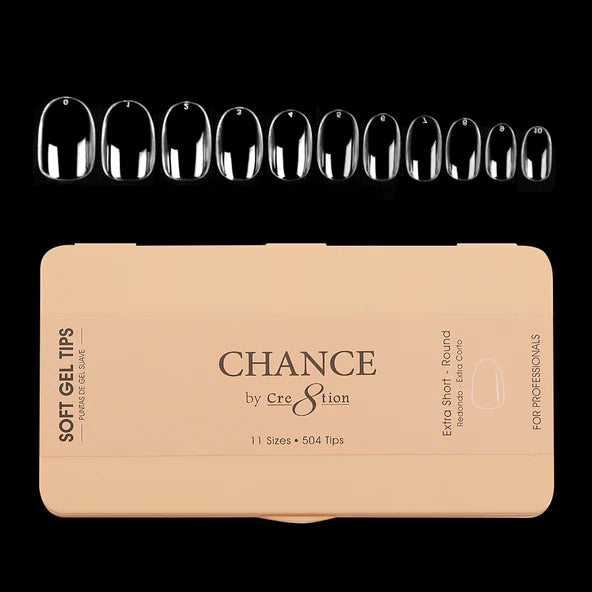Chance Soft Tips - EXTRA SHORT ROUND, BOX (Pk: 504 pcs/box)