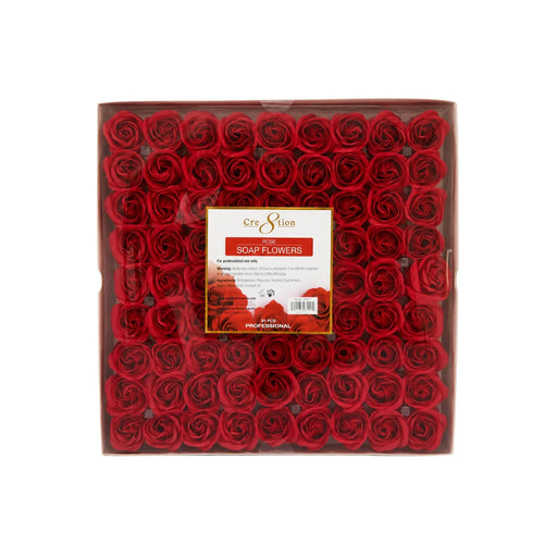 Cre8tion Soap Flowers - 11 Colors (Pk: 81 pcs/box, 20 box/case) - Red