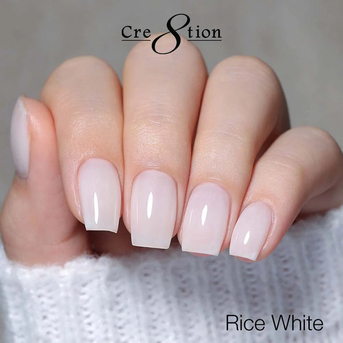 Cre8tion Sheer White 0.5oz - RICE WHITE (HEMA & TPO Free)