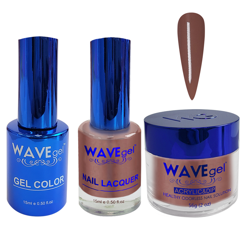 Wave Gel 4in1 Acrylic + Dip Powder + Gel Polish + Lacquer, Royal Collection, Winter Holiday, WR049, Temptress