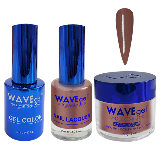 Wave Gel 4in1 Acrylic + Dip Powder + Gel Polish + Lacquer, Royal Collection, Winter Holiday, WR049, Temptress