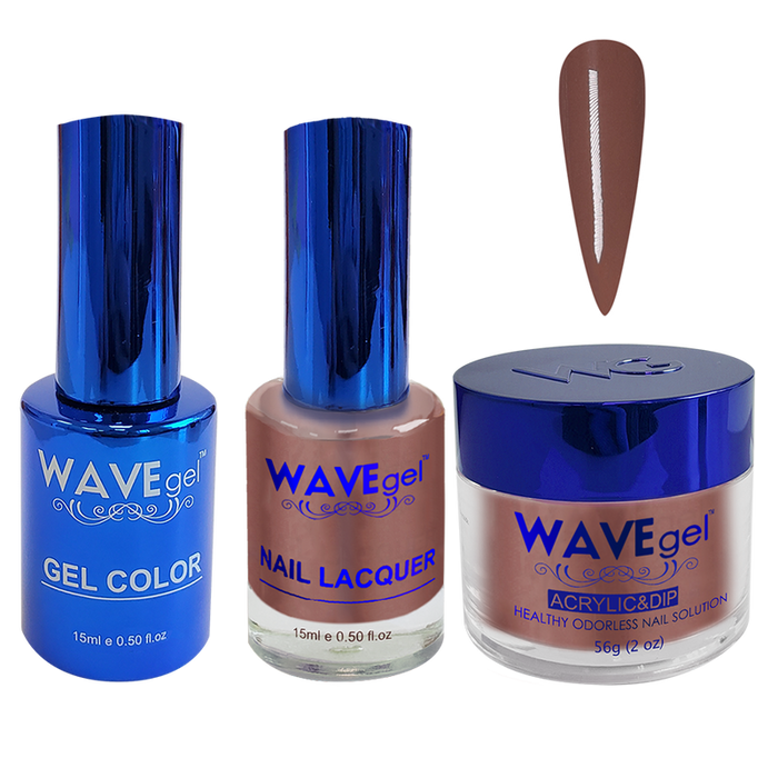 Wave Gel 4in1 Acrylic + Dip Powder + Gel Polish + Lacquer, Winter Holiday, WR049, Temptress