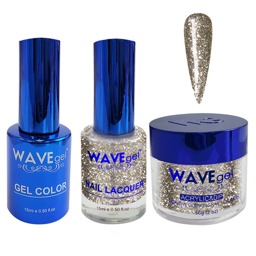 Wave Gel 4in1 Acrylic + Dip Powder + Gel Polish + Lacquer, Winter Holiday, WR117, The Royal Palace