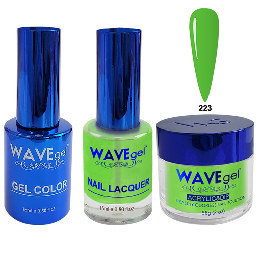 Wave Gel 4in1 Acrylic + Dip Powder + Gel Polish + Lacquer, Winter Holiday, WR223, Bonsai Tint