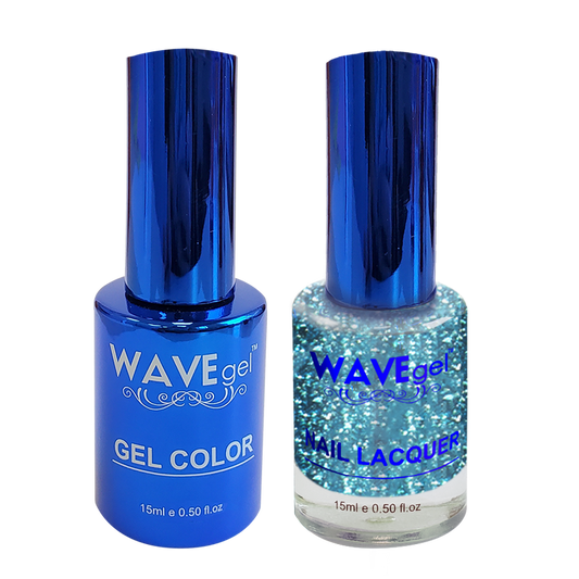 Wave Gel DUO, Royal Collection, Winter Holiday, WR119, Queen's Sky, 0.5oz