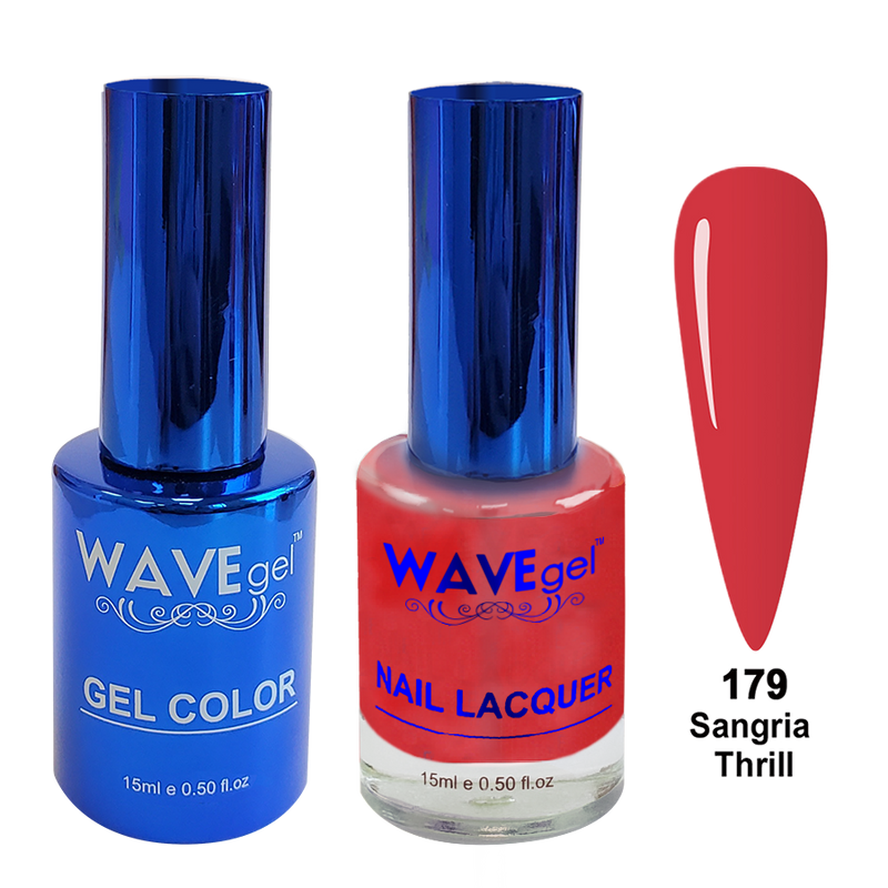 Wave Gel DUO, Royal Collection, Winter Holiday, WR179, Sangria Thrill, 0.5oz