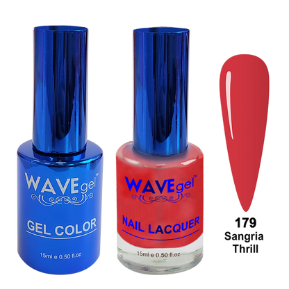 Wave Gel DUO, Royal Collection, Winter Holiday, WR179, Sangria Thrill, 0.5oz