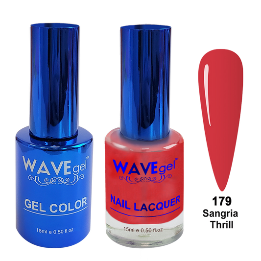 Wave Gel DUO, Royal Collection, Winter Holiday, WR179, Sangria Thrill, 0.5oz