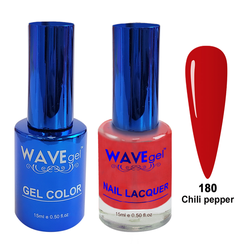 Wave Gel DUO, Royal Collection, Winter Holiday, WR180, Chili Pepper, 0.5oz