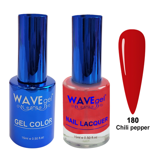 Wave Gel DUO, Royal Collection, Winter Holiday, WR180, Chili Pepper, 0.5oz