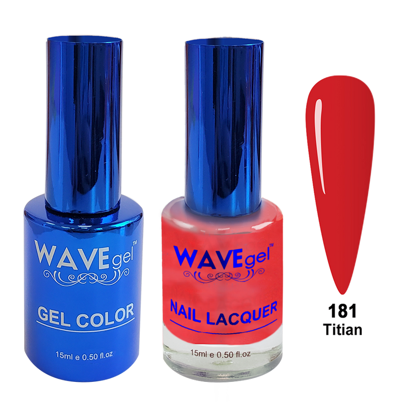 Wave Gel DUO, Royal Collection, Winter Holiday, WR181, Titian, 0.5oz