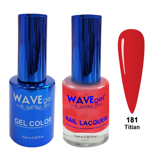 Wave Gel DUO, Royal Collection, Winter Holiday, WR181, Titian, 0.5oz