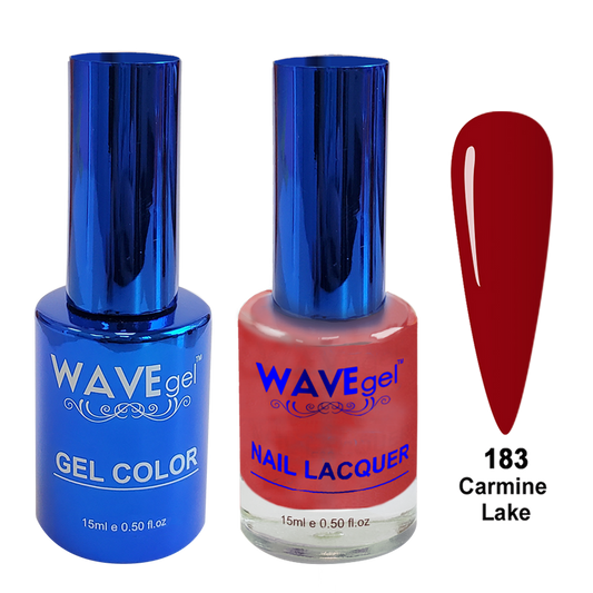 Wave Gel DUO, Royal Collection, Winter Holiday, WR183, Carmine Lake, 0.5oz