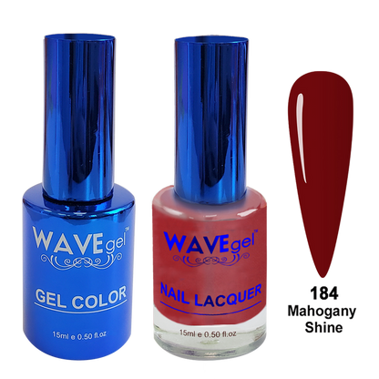 Wave Gel DUO, Royal Collection, Winter Holiday, WR184, Mahogany Shine, 0.5oz