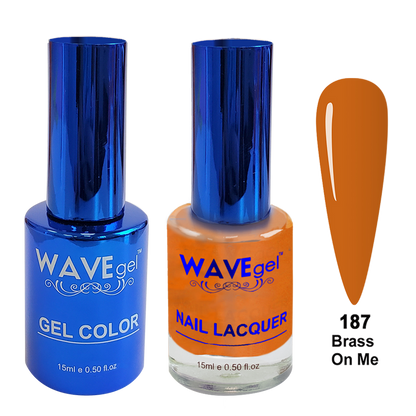 Wave Gel DUO, Royal Collection, Winter Holiday, WR187, Brass On Me, 0.5oz